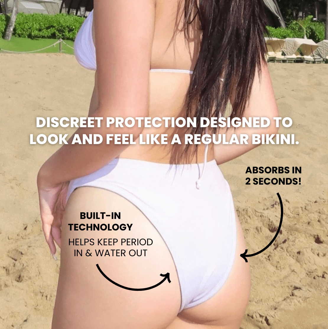 PERIOD-PROOF BOTTOM (PINK) - Bambi Bikini